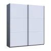 Šatní skříň s posuvnými dveřmi Doros G-Caiser Antracit / Bílá 2 dveře  / 3 části 220x60x240 (42005416)
