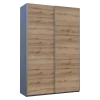 Šatní skříň s posuvnými dveřmi Doros G-Caiser Antracit / Dub Evok 2 dveře / 3 části 160x60x240 (42005414)