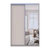 Šatní skříň s posuvnými dveřmi Doros City Light Kašmír 1 dveře / 1 zrcadlo 150×45×225 (80736356)