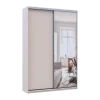 Šatní skříň s posuvnými dveřmi Doros City Light Kašmír 1 dveře / 1 zrcadlo 150×45×225 (80736356)