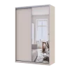 Šatní skříň s posuvnými dveřmi Doros City Light Kašmír 1 dveře / 1 zrcadlo 150×60×225 (80736353)