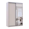 Šatní skříň s posuvnými dveřmi Doros City Light Kašmír 1 dveře / 1 zrcadlo 150×60×225 (80736353)