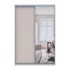 Šatní skříň s posuvnými dveřmi Doros City Light Kašmír 1 dveře / 1 zrcadlo 150×60×225 (80736353)