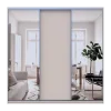 Šatní skříň s posuvnými dveřmi Doros City Light Kašmír 1 dveře / 2 zrcadla 225×60×225 (80736380)