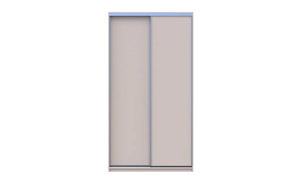 Šatní skříň s posuvnými dveřmi Doros City Light Kašmír 1 dveře / 1 zrcadlo 120×60×225 (80736335)