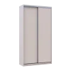 Šatní skříň s posuvnými dveřmi Doros City Light Kašmír 1 dveře / 1 zrcadlo 120×60×225 (80736335)