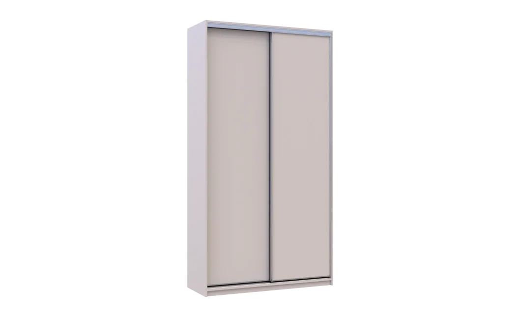 Šatní skříň s posuvnými dveřmi Doros City Light Kašmír 1 dveře / 1 zrcadlo 120×60×225 (80736335)