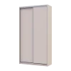 Šatní skříň s posuvnými dveřmi Doros City Light Kašmír 1 dveře / 1 zrcadlo 120×60×225 (80736335)