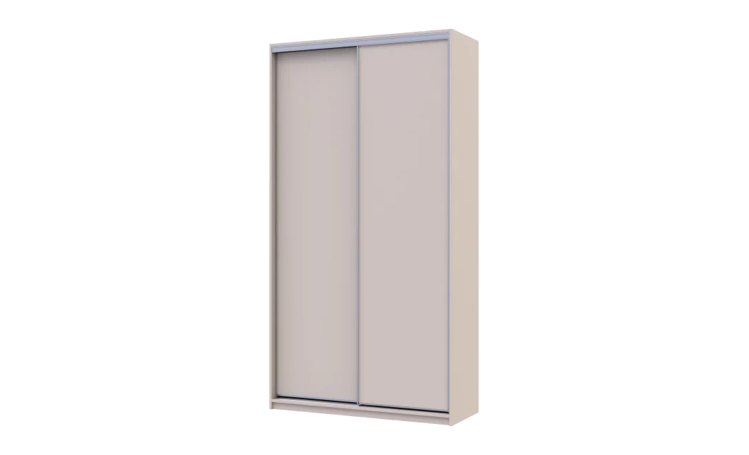 Šatní skříň s posuvnými dveřmi Doros City Light Kašmír 1 dveře / 1 zrcadlo 120×60×225 (80736335)