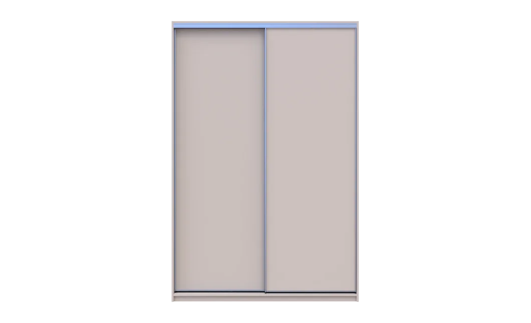 Šatní skříň s posuvnými dveřmi Doros City Light Kašmír 2 dveře 150×45×225 (80736350)