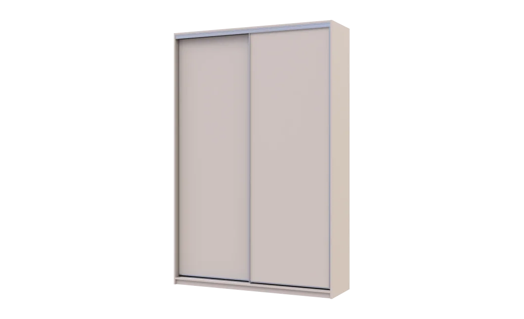 Šatní skříň s posuvnými dveřmi Doros City Light Kašmír 2 dveře 150×45×225 (80736350)