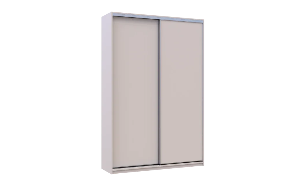 Šatní skříň s posuvnými dveřmi Doros City Light Kašmír 2 dveře 150×45×225 (80736350)