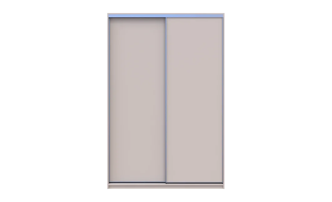 Šatní skříň s posuvnými dveřmi Doros City Light Kašmír 2 dveře 150×60×225 (80736347)