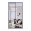 Šatní skříň s posuvnými dveřmi Doros City Light Kašmír 2 zrcadla 120×45×225 (80736344)