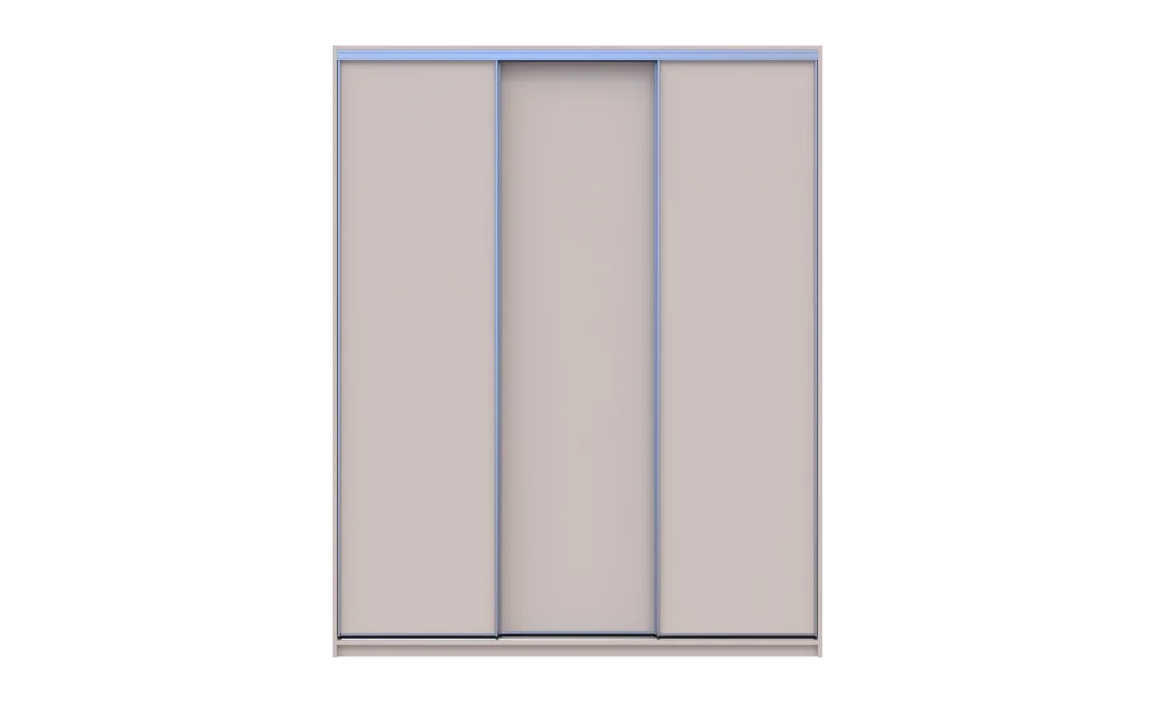 Šatní skříň s posuvnými dveřmi Doros City Light Kašmír 3 dveře 180×60×225 (80736365)