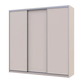 Šatní skříň s posuvnými dveřmi Doros City Light Kašmír 3 dveře 225×60×225 (80736377)