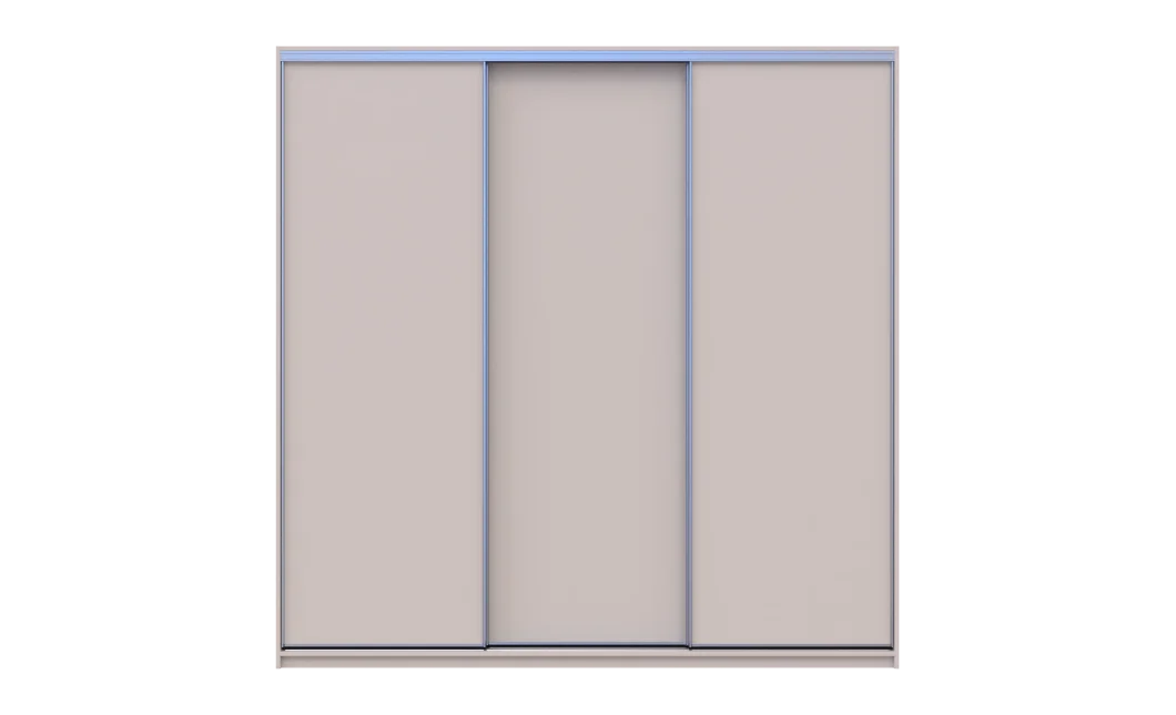 Šatní skříň s posuvnými dveřmi Doros City Light Kašmír 3 dveře 225×60×225 (80736377)