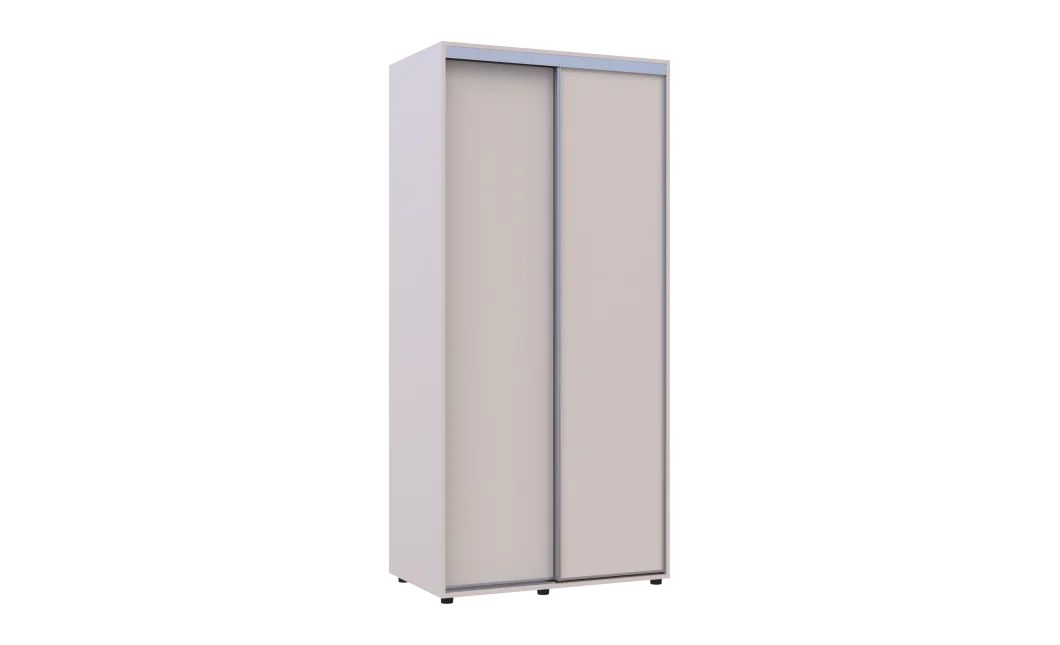 Šatní skříň s posuvnými dveřmi Doros Sigma Slim Kašmír 2 dveře 100x60x214.4 (42005453)