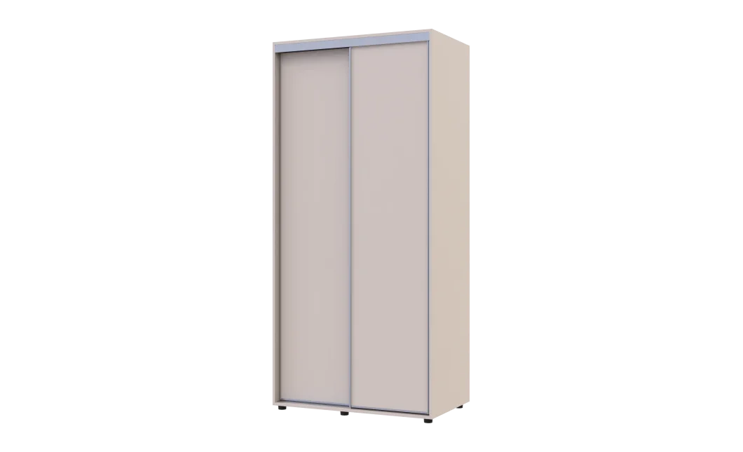 Šatní skříň s posuvnými dveřmi Doros Sigma Slim Kašmír 2 dveře 100x60x214.4 (42005453)