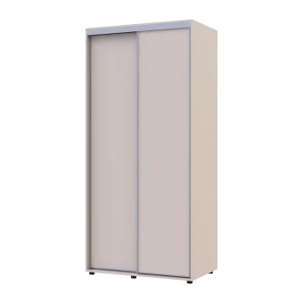 Šatní skříň s posuvnými dveřmi Doros Sigma Slim Kašmír 2 dveře 100x60x214.4 (42005453)