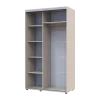 Šatní skříň s posuvnými dveřmi Doros Sigma Slim Kašmír 2 dveře 120x60x214.4 (42005455)