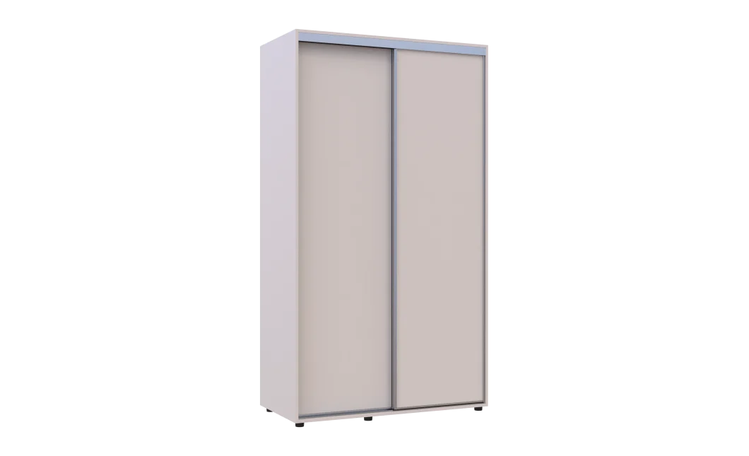 Šatní skříň s posuvnými dveřmi Doros Sigma Slim Kašmír 2 dveře 120x60x214.4 (42005455)