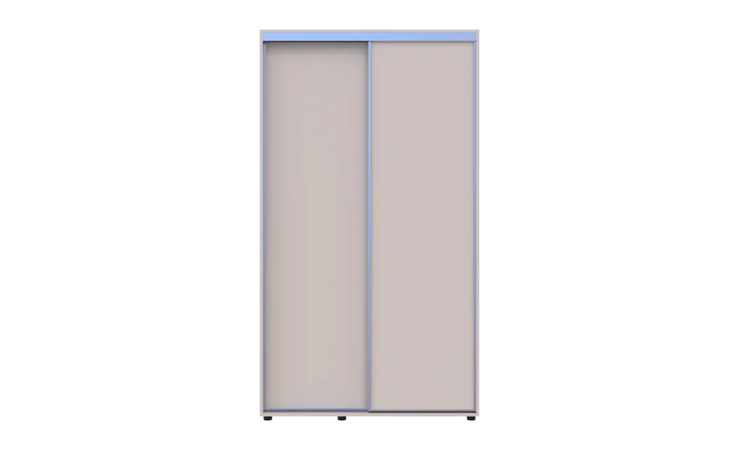 Šatní skříň s posuvnými dveřmi Doros Sigma Slim Kašmír 2 dveře 120x60x214.4 (42005455)