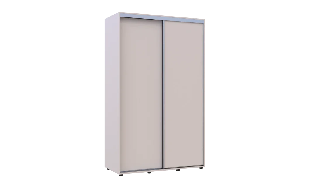 Šatní skříň s posuvnými dveřmi Doros Sigma Slim Kašmír 2 dveře 130x60x214.4 (42005456)