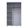 Šatní skříň s posuvnými dveřmi Doros Sigma Slim Kašmír 2 dveře 130x60x214.4 (42005456)