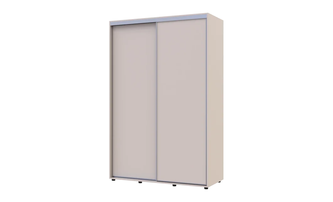Šatní skříň s posuvnými dveřmi Doros Sigma Slim Kašmír 2 dveře 140x60x214.4 (42005457)