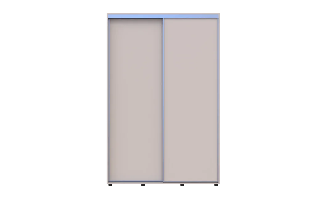 Šatní skříň s posuvnými dveřmi Doros Sigma Slim Kašmír 2 dveře 140x60x214.4 (42005457)