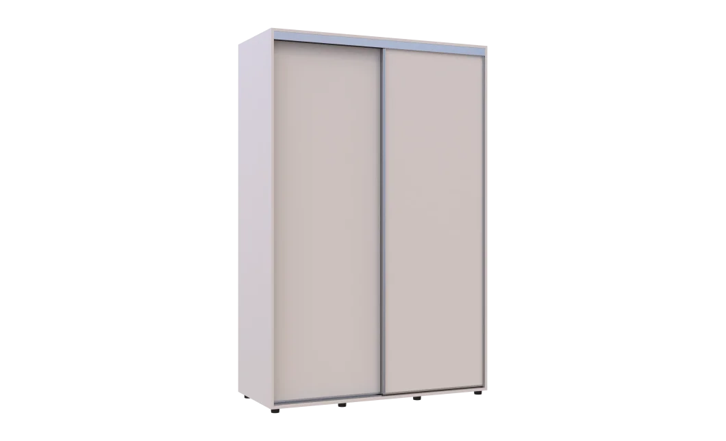 Šatní skříň s posuvnými dveřmi Doros Sigma Slim Kašmír 2 dveře 140x60x214.4 (42005457)