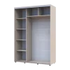 Šatní skříň s posuvnými dveřmi Doros Sigma Slim Kašmír 2 dveře 150x60x214.4 (42005458)