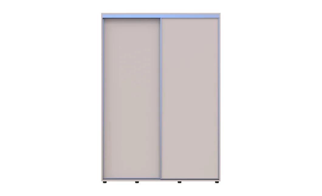 Šatní skříň s posuvnými dveřmi Doros Sigma Slim Kašmír 2 dveře 150x60x214.4 (42005458)