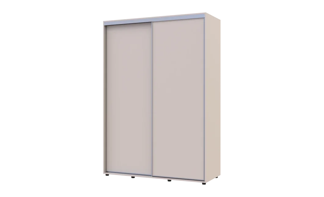 Šatní skříň s posuvnými dveřmi Doros Sigma Slim Kašmír 2 dveře 150x60x214.4 (42005458)