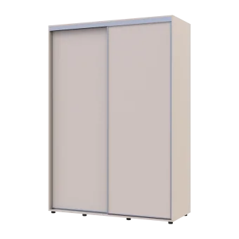 Šatní skříň s posuvnými dveřmi Doros Sigma Slim Kašmír 2 dveře 150x60x214.4 (42005458)