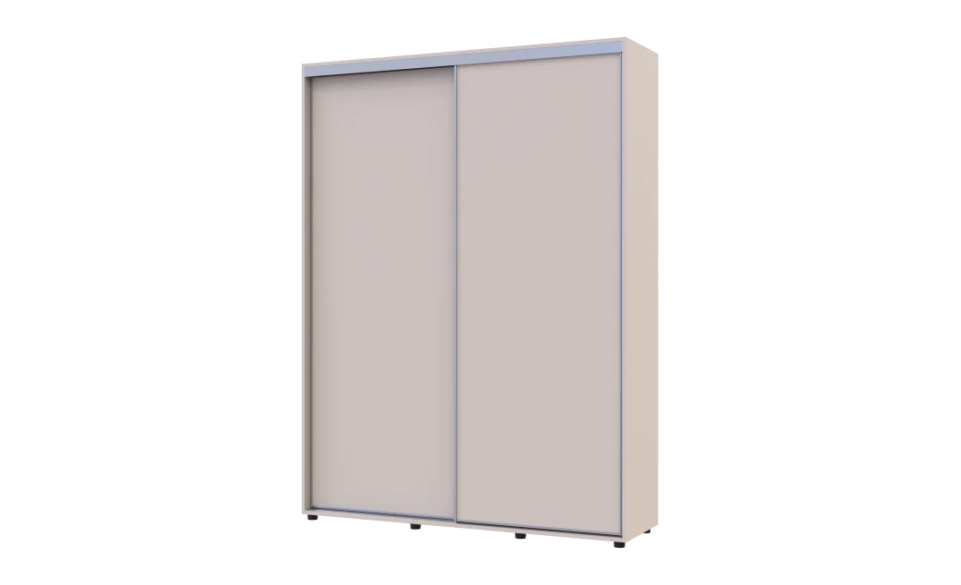 Šatní skříň s posuvnými dveřmi Doros Sigma Slim Kašmír 2 dveře 160x45x214.4 (42005450)