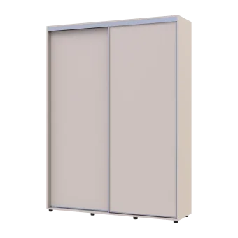 Šatní skříň s posuvnými dveřmi Doros Sigma Slim Kašmír 2 dveře 160x45x214.4 (42005450)