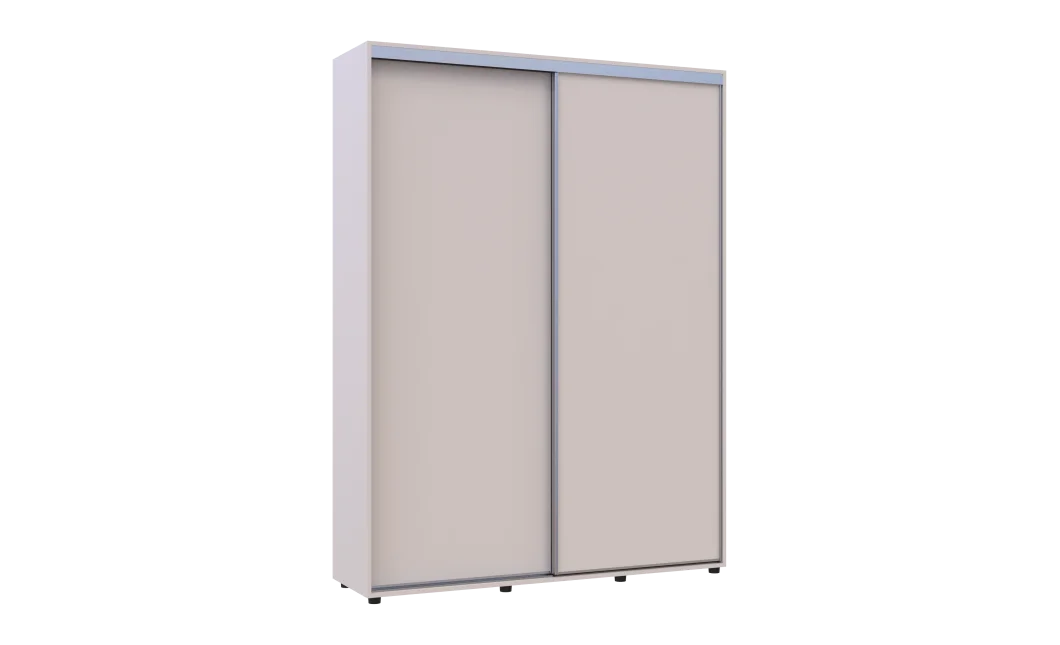 Šatní skříň s posuvnými dveřmi Doros Sigma Slim Kašmír 2 dveře 160x45x214.4 (42005450)