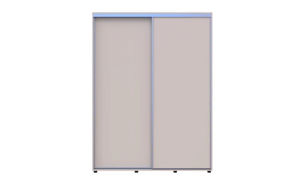 Šatní skříň s posuvnými dveřmi Doros Sigma Slim Kašmír 2 dveře 160x45x214.4 (42005450)