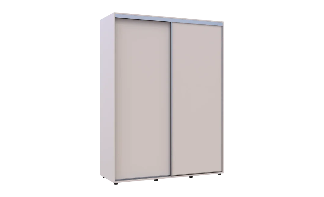Šatní skříň s posuvnými dveřmi Doros Sigma Slim Kašmír 2 dveře 160x60x214.4 (42005459)