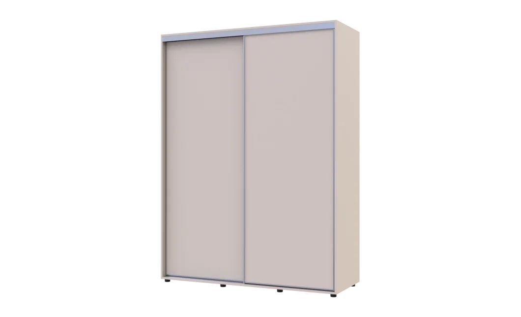 Šatní skříň s posuvnými dveřmi Doros Sigma Slim Kašmír 2 dveře 160x60x214.4 (42005459)