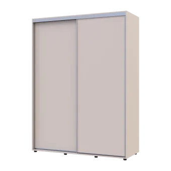 Šatní skříň s posuvnými dveřmi Doros Sigma Slim Kašmír 2 dveře 160x60x214.4 (42005459)