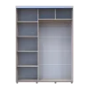 Šatní skříň s posuvnými dveřmi Doros Sigma Slim Kašmír 2 dveře 160x60x214.4 (42005459)