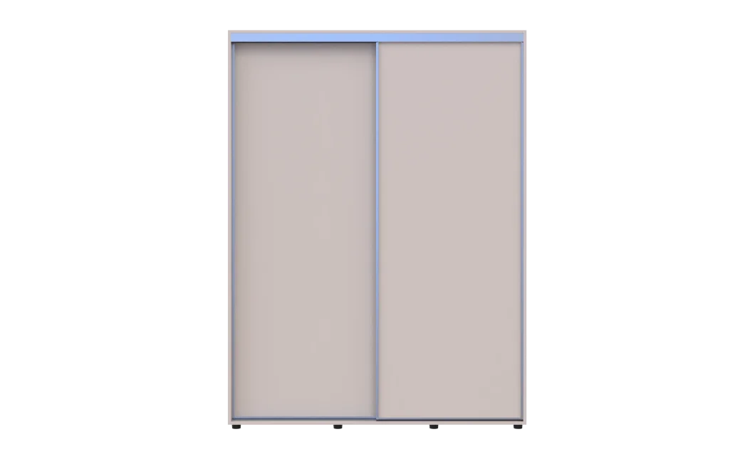 Šatní skříň s posuvnými dveřmi Doros Sigma Slim Kašmír 2 dveře 160x60x214.4 (42005459)