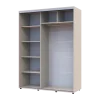 Šatní skříň s posuvnými dveřmi Doros Sigma Slim Kašmír 2 dveře 160x60x214.4 (42005459)