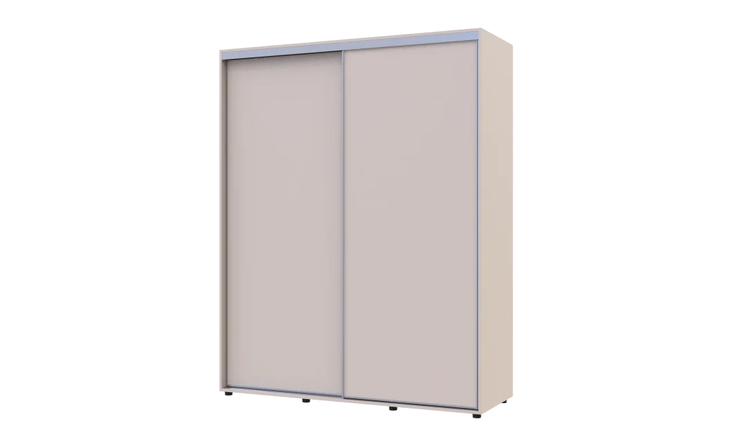 Šatní skříň s posuvnými dveřmi Doros Sigma Slim Kašmír 2 dveře 170x60x214.4 (42005460)