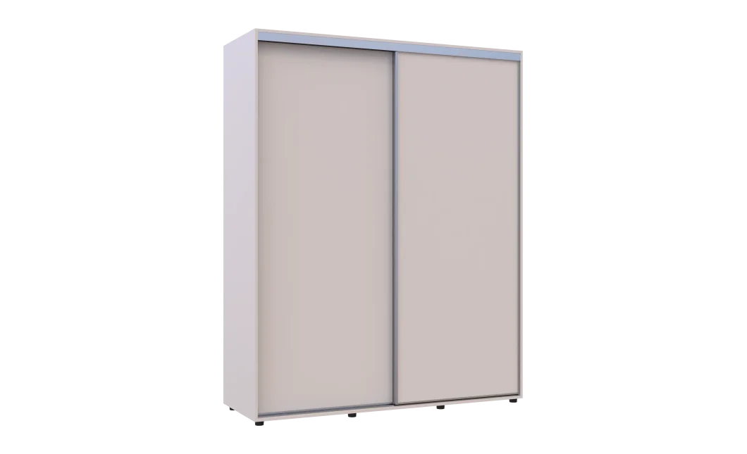 Šatní skříň s posuvnými dveřmi Doros Sigma Slim Kašmír 2 dveře 170x60x214.4 (42005460)