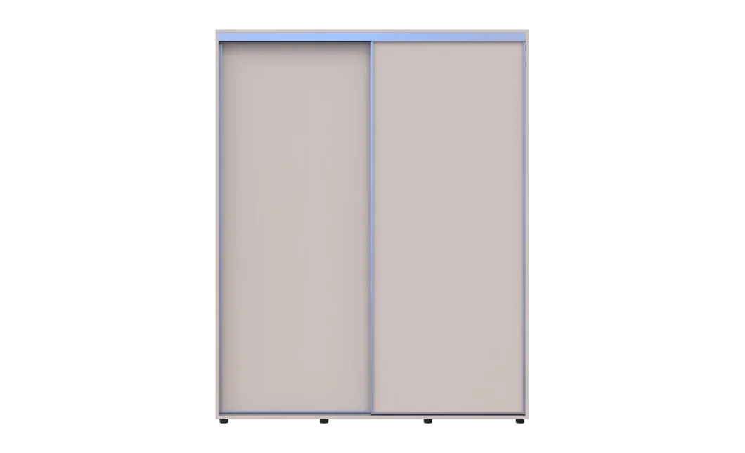 Šatní skříň s posuvnými dveřmi Doros Sigma Slim Kašmír 2 dveře 170x60x214.4 (42005460)