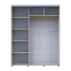 Šatní skříň s posuvnými dveřmi Doros Sigma Slim Kašmír 2 dveře 170x60x214.4 (42005460)